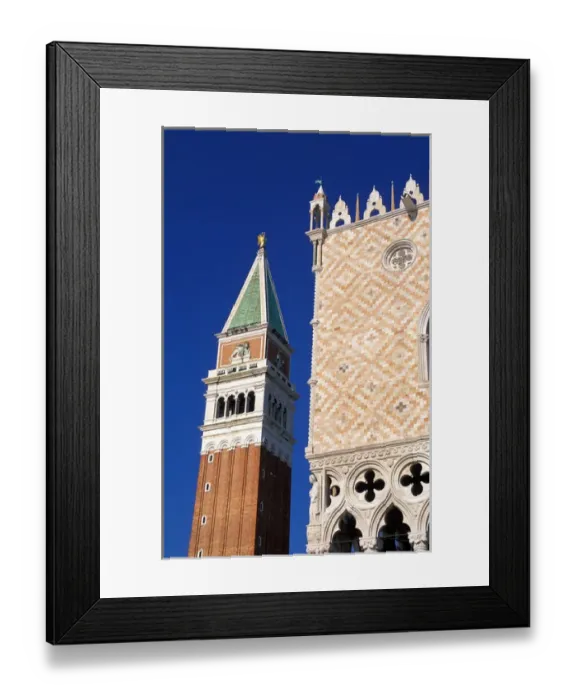 Framed Print : Italy, Veneto, Venice. San Marco Campanile and Palazzo Ducale Framed Print : Italy, Veneto, Venice. San Marco Campanile and Palazzo Ducale