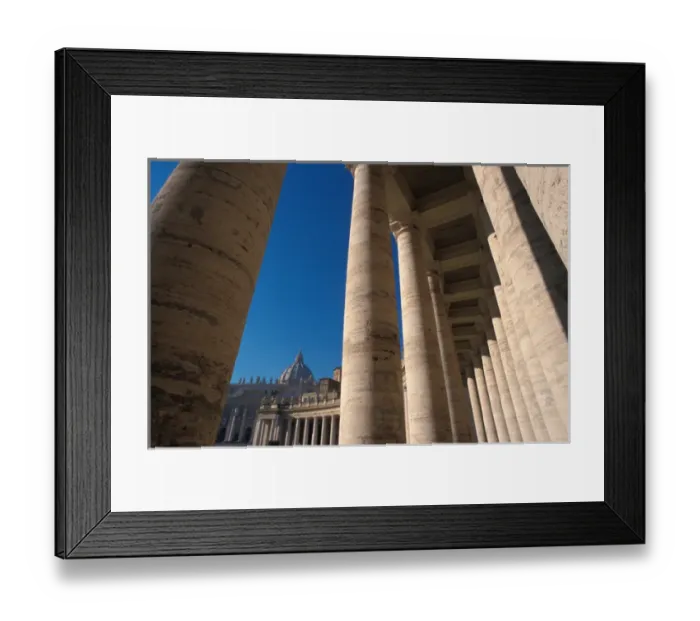 Framed Print : Italy, Rome, Vatican City (Holy See), St. Peters square Framed Print : Italy, Rome, Vatican City (Holy See), St. Peters square