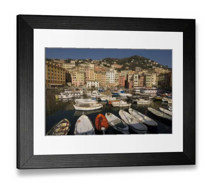 Framed Print : Camogli, Liguria, Italy Framed Print : Camogli, Liguria, Italy