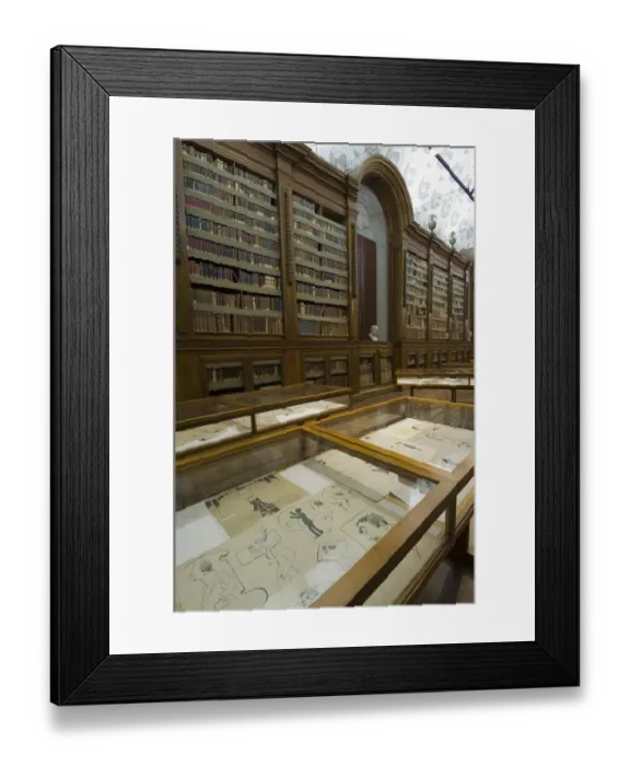 Framed Print : Biblioteca (Library) Palatina, Parma, Emilia-Romagna, Italy