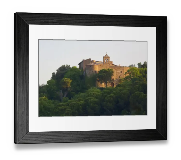 Framed Print : Europe, Italy, Tuscany, La Foce, Picturesque church in Tuscany, Church of San Bernardino