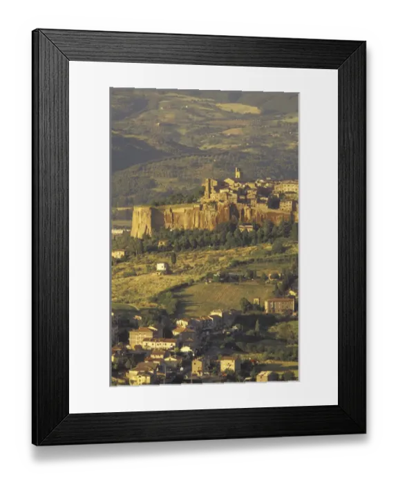 Framed Print : Europe, Italy, Umbria, Orvieto Late afternoon light on Umbrian hill town Framed Print : Europe, Italy, Umbria, Orvieto Late afternoon light on Umbrian hill town