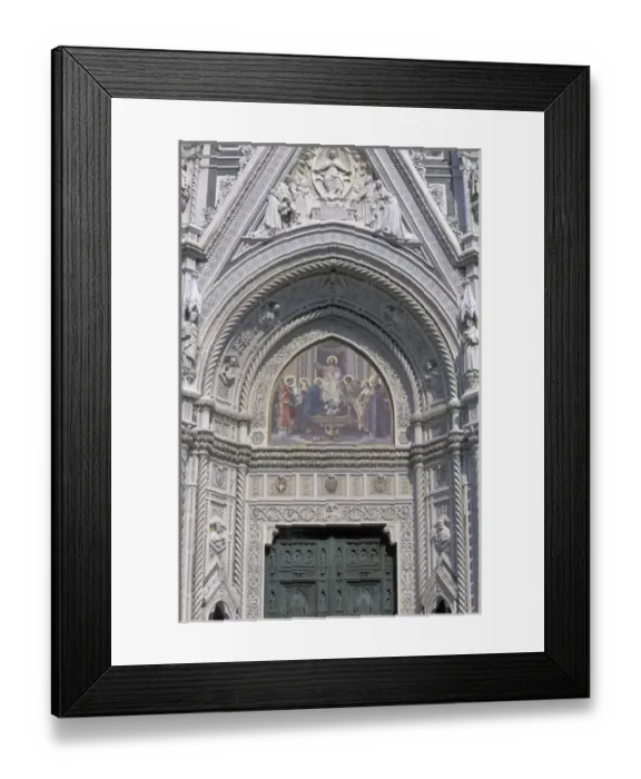 Framed Print : Europe, Italy, Tuscany, Florence Piazza del Duomo; detail of Duomo Framed Print : Europe, Italy, Tuscany, Florence Piazza del Duomo; detail of Duomo