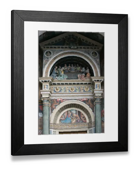 Framed Print : Europe, Italy, Valle d Aosta-AOSTA: Cathedrale Santa Maria Assunta (12th century)