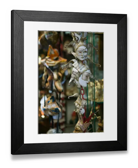 Framed Print : Europe, Italy, Campania, NAPLES: Neapolitan Masks Framed Print : Europe, Italy, Campania, NAPLES: Neapolitan Masks