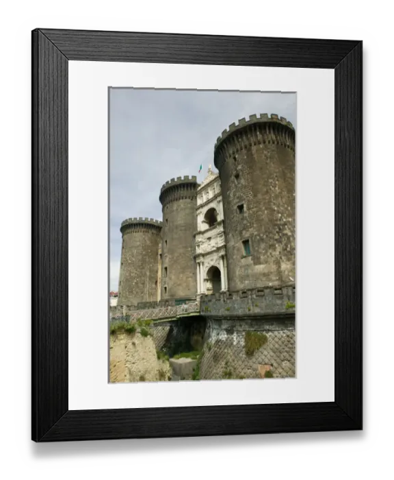 Framed Print : Europe, Italy, Campania, NAPLES: Castel Nuovo Framed Print : Europe, Italy, Campania, NAPLES: Castel Nuovo