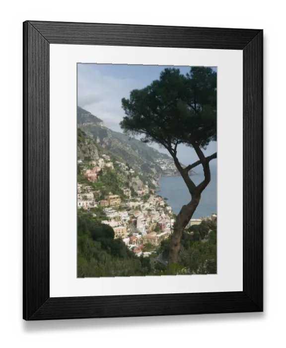 Framed Print : Europe, Italy, Campania (Amalfi Coast) POSITANO: Town View / Daytime Framed Print : Europe, Italy, Campania (Amalfi Coast) POSITANO: Town View / Daytime