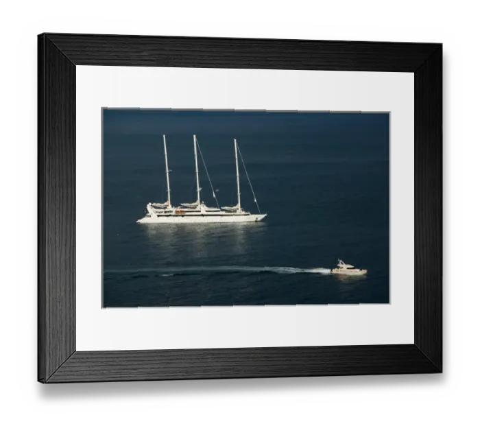 Framed Print : Europe, Italy, Campania (Amalfi Coast) Amalfi: Three Masted Cruise Ship Framed Print : Europe, Italy, Campania (Amalfi Coast) Amalfi: Three Masted Cruise Ship