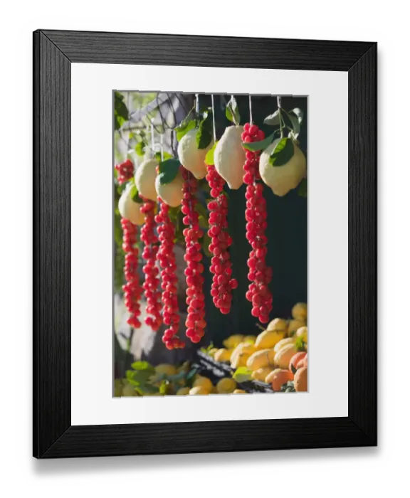 Framed Print : Europe, Italy, Campania, (Sorrento Penninsula) San Pietro: Fruit & Vegetable Roadside Framed Print : Europe, Italy, Campania, (Sorrento Penninsula) San Pietro: Fruit & Vegetable Roadside