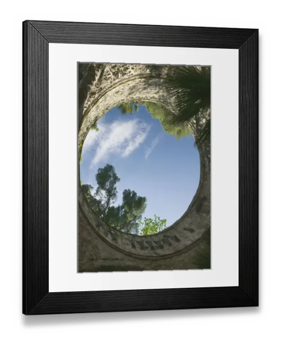 Framed Print : Europe, Italy, Campania, (Amalfi Coast), Ravello: Villa Rufolo  /  Roofless Tower
