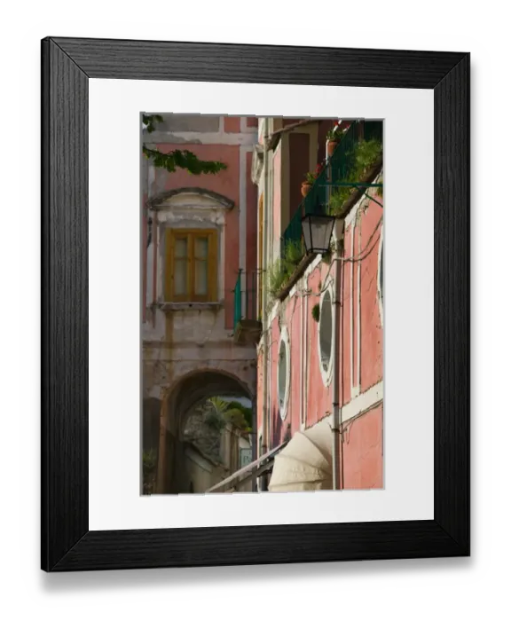 Framed Print : Europe, Italy, Campania (Amalfi Coast) Ravello: Red Building Framed Print : Europe, Italy, Campania (Amalfi Coast) Ravello: Red Building