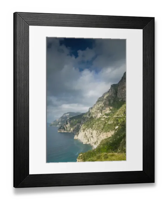 Framed Print : Europe, Italy, Campania (Amalfi Coast) Positano: Morning View of the Amalfi Coast Framed Print : Europe, Italy, Campania (Amalfi Coast) Positano: Morning View of the Amalfi Coast
