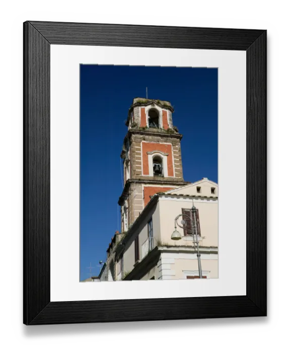Framed Print : ITALY-Campania-(Sorrento Peninsula)-SORRENTO: Belltower of the Cathedral Framed Print : ITALY-Campania-(Sorrento Peninsula)-SORRENTO: Belltower of the Cathedral