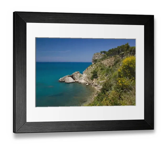 Framed Print : Italy, Sicily, Scopello, Puntazzo Beach, Landscape Framed Print : Italy, Sicily, Scopello, Puntazzo Beach, Landscape