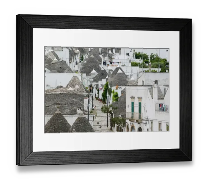 Framed Print : Italy, Puglia, Alberobello, Terra dei Trulli, UNESCO World Heritage Site Trulli Houses Framed Print : Italy, Puglia, Alberobello, Terra dei Trulli, UNESCO World Heritage Site Trulli Houses