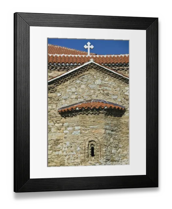 Framed Print : MACEDONIA, Ohrid. Detail of Sveti Kliment Church Framed Print : MACEDONIA, Ohrid. Detail of Sveti Kliment Church