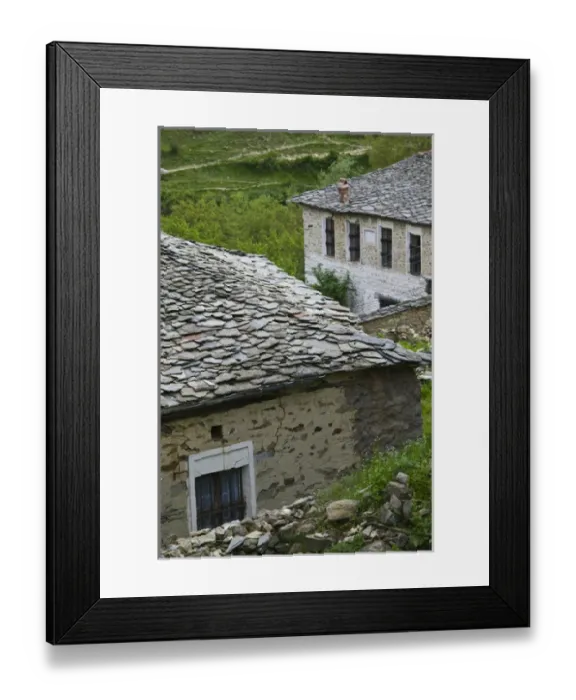 Framed Print : MACEDONIA, Pelister National Park, Maloviste Village. Old Vlach mountain village Framed Print : MACEDONIA, Pelister National Park, Maloviste Village. Old Vlach mountain village