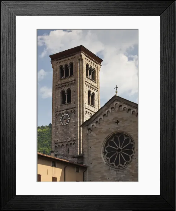 Framed Print : ITALY, Como Province, Como. Basilica di San Fedele