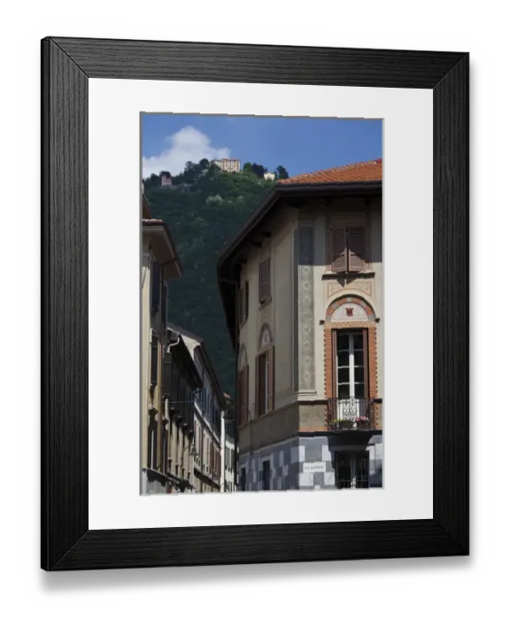 Framed Print : ITALY, Como Province, Como. Old town buildings Framed Print : ITALY, Como Province, Como. Old town buildings