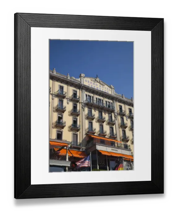 Framed Print : ITALY, Como Province, Tremezzo. Grand Hotel Tremezzo Framed Print : ITALY, Como Province, Tremezzo. Grand Hotel Tremezzo
