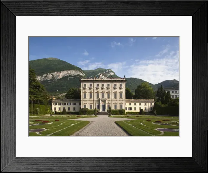 Framed Print : ITALY, Como Province, Tremezzo. Villa La Quiete, Serbelloni family villa, b. 1760 Framed Print : ITALY, Como Province, Tremezzo. Villa La Quiete, Serbelloni family villa, b. 1760