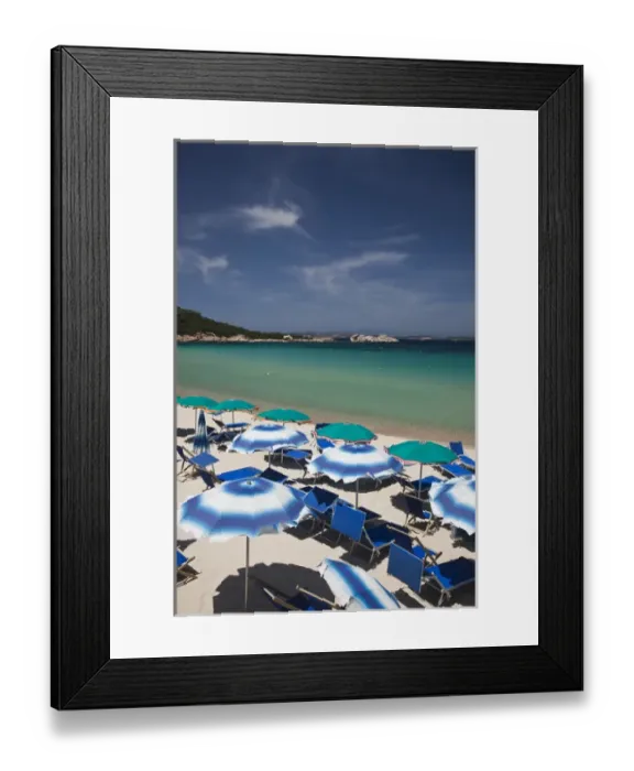 Framed Print : ITALY, Sardinia, Baja Sardinia. Resort beach Framed Print : ITALY, Sardinia, Baja Sardinia. Resort beach