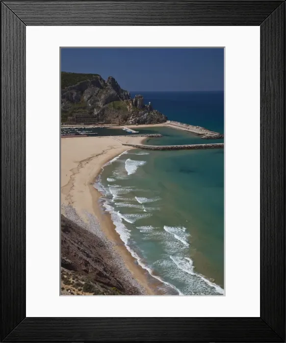 Framed Print : ITALY, Sardinia, Buggerru. Buggerru beach and coastline Framed Print : ITALY, Sardinia, Buggerru. Buggerru beach and coastline