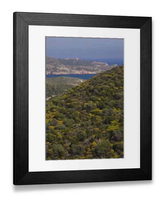 Framed Print : ITALY, Sardinia, Capo Malfatano. Coast view towards Capo Spartivento Framed Print : ITALY, Sardinia, Capo Malfatano. Coast view towards Capo Spartivento