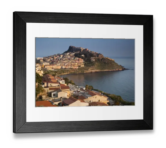 Framed Print : ITALY, Sardinia, Castelsardo. Sunrise Framed Print : ITALY, Sardinia, Castelsardo. Sunrise
