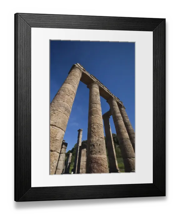 Framed Print : ITALY, Sardinia, Fluminimaggiore. Ruins of the Roman Tempio di Antas Framed Print : ITALY, Sardinia, Fluminimaggiore. Ruins of the Roman Tempio di Antas