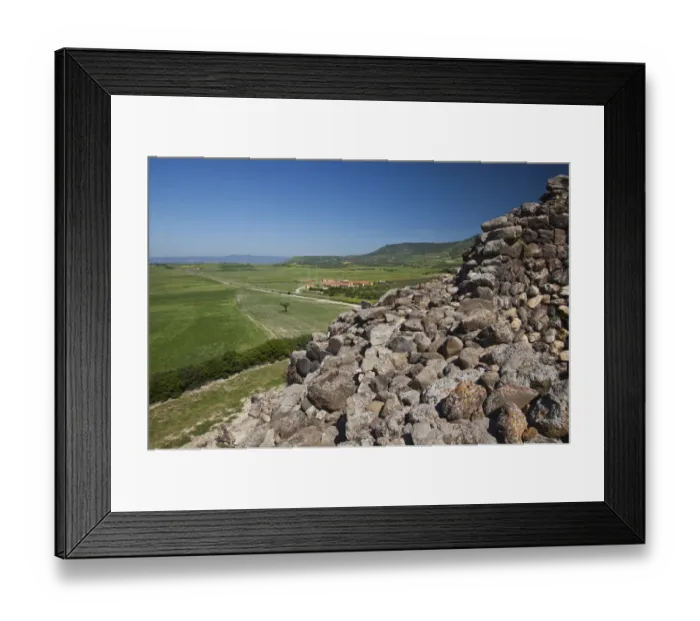 Framed Print : ITALY, Sardinia, Orroli. Su Nuraxi di Barumini UNESCO World Heritage Site Framed Print : ITALY, Sardinia, Orroli. Su Nuraxi di Barumini UNESCO World Heritage Site