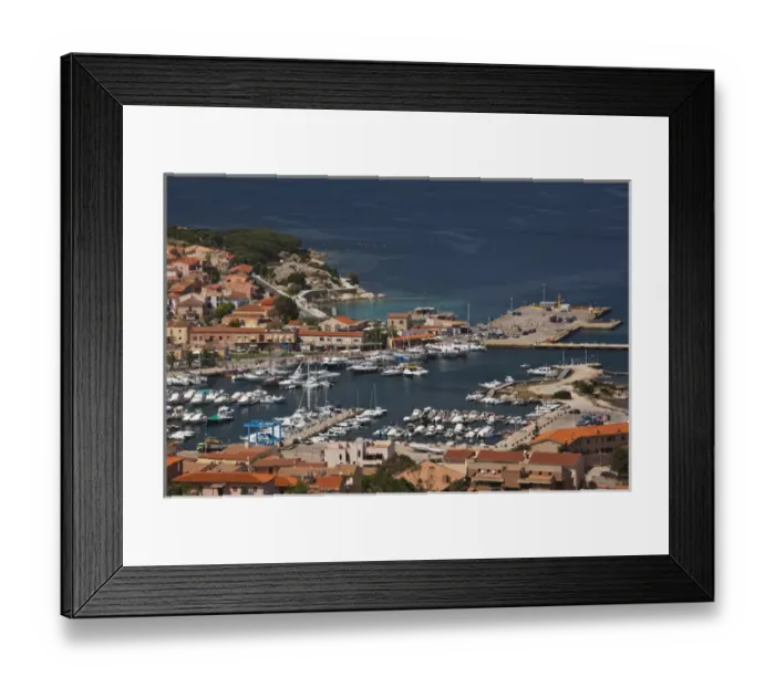 Framed Print : ITALY, Sardinia, Palau. View of town harbor Framed Print : ITALY, Sardinia, Palau. View of town harbor