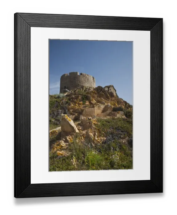 Framed Print : ITALY, Sardinia, Santa Teresa Gallura. Torre di Longonsardo tower Framed Print : ITALY, Sardinia, Santa Teresa Gallura. Torre di Longonsardo tower