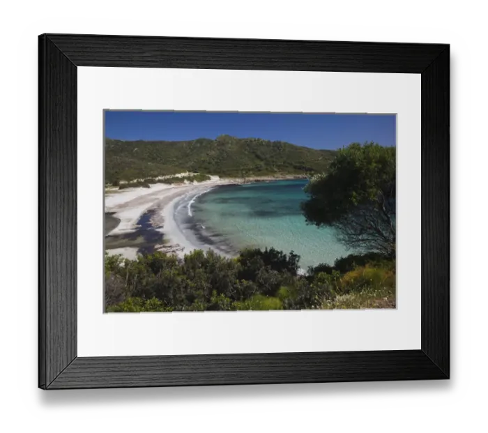 Framed Print : ITALY, Sardinia, Teulada. Beach