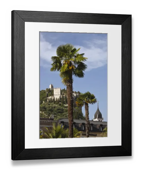 Framed Print : ITALY, Trento Province, Arco. Castello di Arco