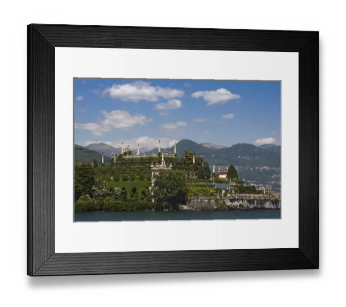 Framed Print : ITALY, Verbano-Cusio-Ossola Province, Stresa. Isola Bella, Palazzo Borromeo terraced Framed Print : ITALY, Verbano-Cusio-Ossola Province, Stresa. Isola Bella, Palazzo Borromeo terraced