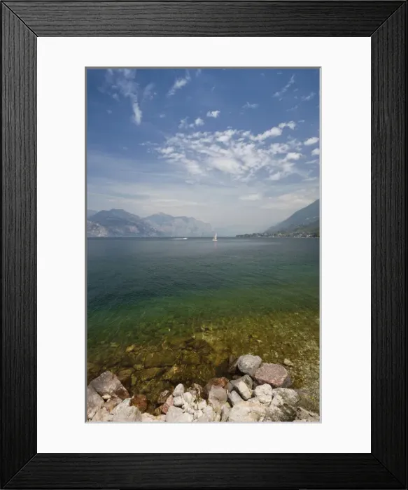 Framed Print : ITALY, Verona Province, Brenzone. Lake view Framed Print : ITALY, Verona Province, Brenzone. Lake view