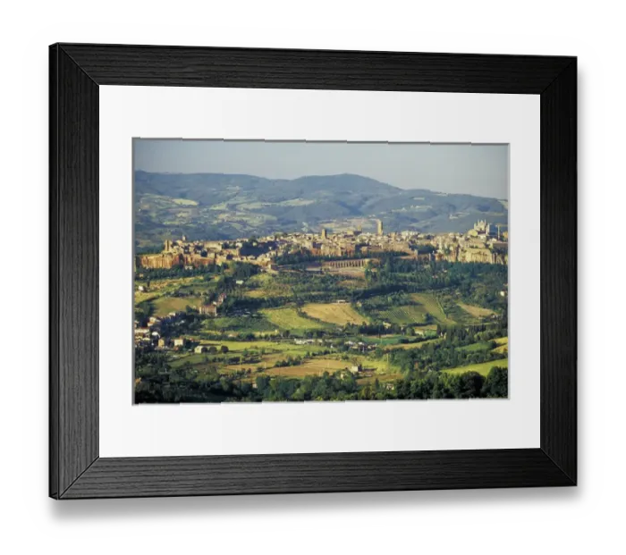 Framed Print : Europe, Italy, Umbria, Orvieto. Late afternoon light on Umbrian hill town Framed Print : Europe, Italy, Umbria, Orvieto. Late afternoon light on Umbrian hill town