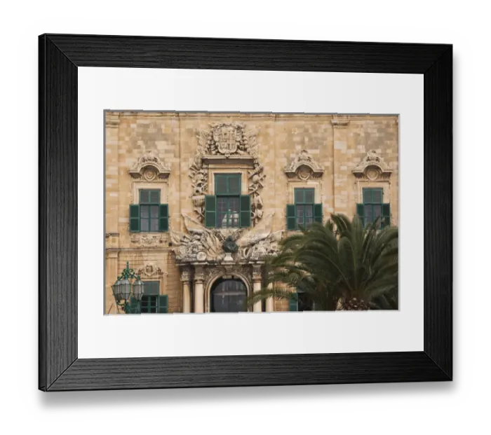 Framed Print : Malta, Valletta, Auberge de Castille, office of Maltese prime minister Framed Print : Malta, Valletta, Auberge de Castille, office of Maltese prime minister