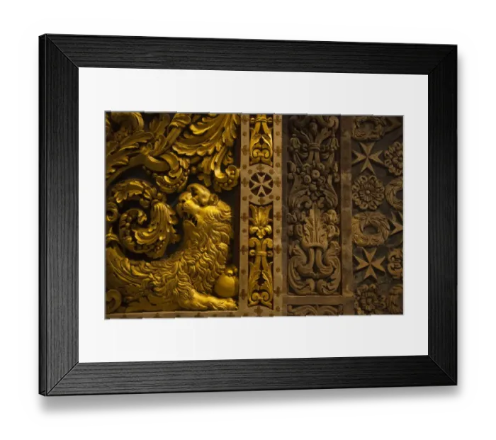 Framed Print : Malta, Valletta, St. Johns Co-Cathedral, interior detail Framed Print : Malta, Valletta, St. Johns Co-Cathedral, interior detail
