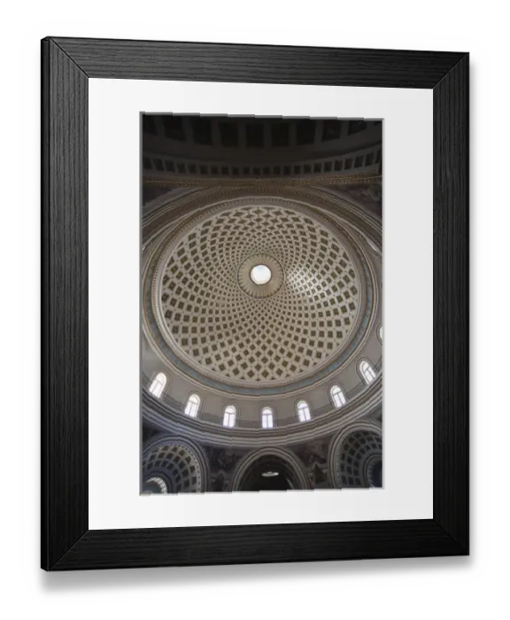 Framed Print : Malta, Central, Mosta, Mosta Dome church, interior Framed Print : Malta, Central, Mosta, Mosta Dome church, interior