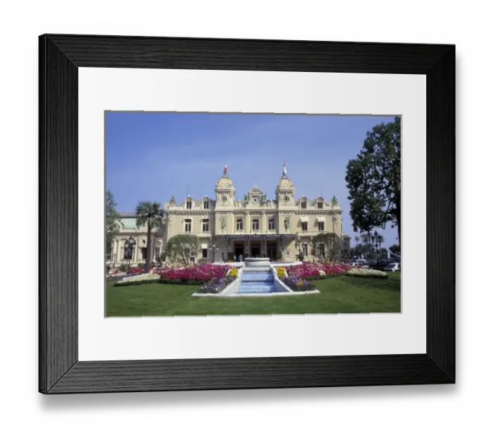 Framed Print : Europe, Monaco, Monte Carlo. Monte Carlo Casino Framed Print : Europe, Monaco, Monte Carlo. Monte Carlo Casino