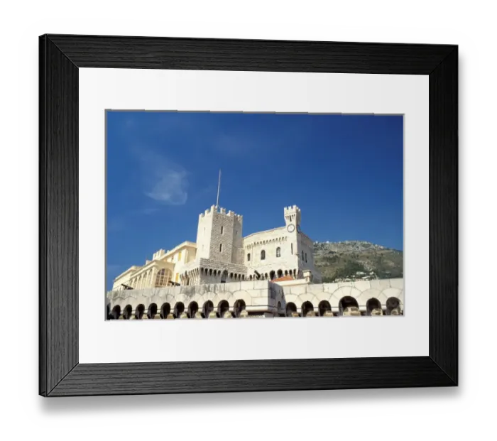 Framed Print : Europe, Cote D Azure, Monaco. Princes Palace