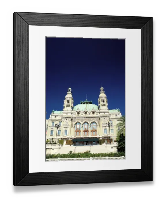 Framed Print : Europe, Cote D Azur, Monaco, Monte Carlo. Casino Framed Print : Europe, Cote D Azur, Monaco, Monte Carlo. Casino