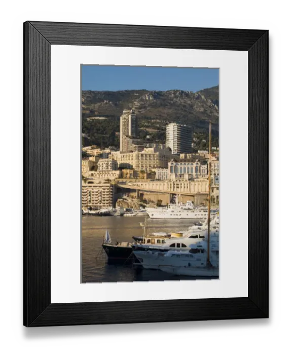 Framed Print : Principaute de Monaco, Cote d Azur, Montecarlo