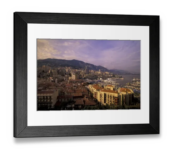 Framed Print : Europe, Monaco. View of port looking towards Monte Carlo Framed Print : Europe, Monaco. View of port looking towards Monte Carlo