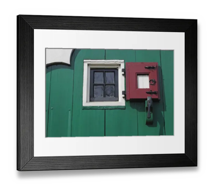 Framed Print : Details of classic Dutch homes, Zaanse Schans, Holland, Netherlands Framed Print : Details of classic Dutch homes, Zaanse Schans, Holland, Netherlands