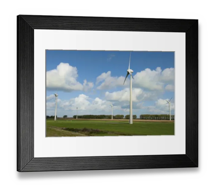 Framed Print : Wind energy wind mills large in farmland outside of Amsterdam Holland Netherlands Framed Print : Wind energy wind mills large in farmland outside of Amsterdam Holland Netherlands