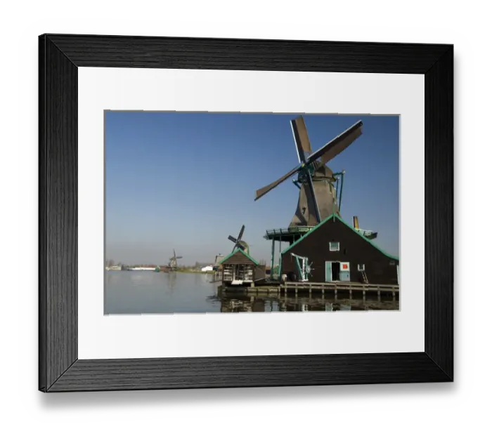 Framed Print : Europe, The Netherlands (aka Holland), Zaandam. Zaanse Schans, historic open air Framed Print : Europe, The Netherlands (aka Holland), Zaandam. Zaanse Schans, historic open air
