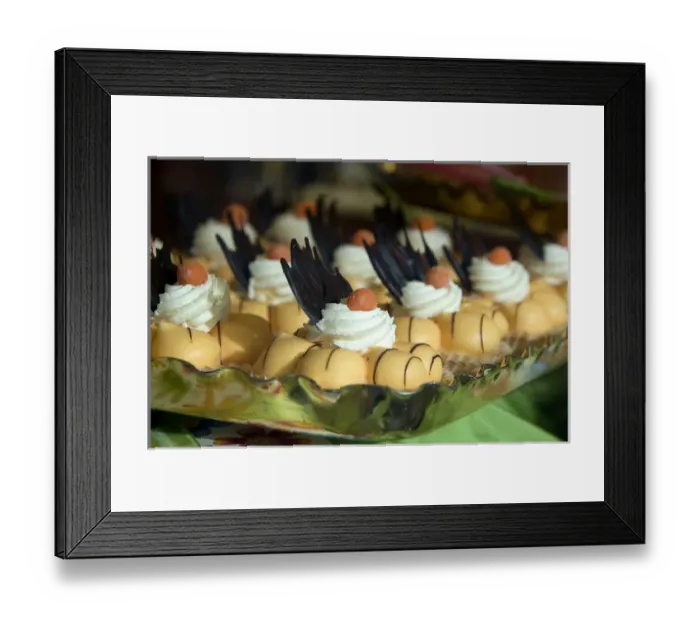 Framed Print : Europe, The Netherlands (aka Holland), West Friesland, Hoorn. Bakery shop window display